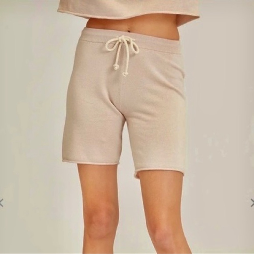 NakedCashmere Hailey Shorts in Alabaster